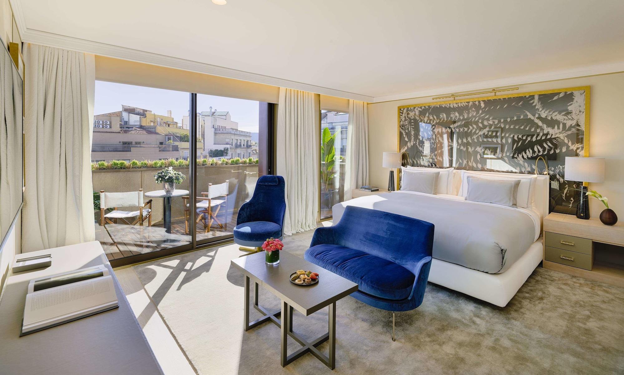 Hotel The One Barcelona Gl Esterno foto A suite at the hotel
