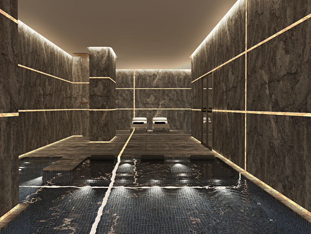 Hotel The One Barcelona Gl Esterno foto A rendering of the interior of the proposed jail.