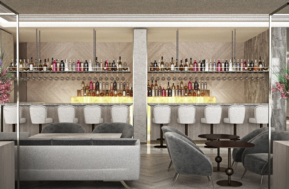 Hotel The One Barcelona Gl Esterno foto The bar at the 2012-opened lounge